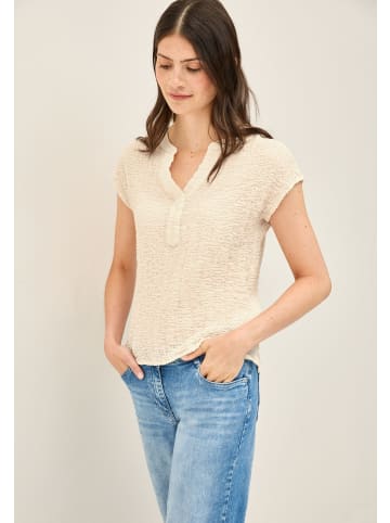 Cecil Strukturbluse in Light Beige