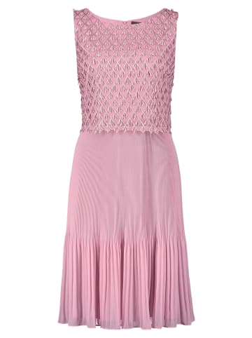 Vera Mont Cocktailkleid mit Plissee in Pink Orchid