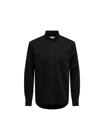 ONLY & SONS Schwarz Denim Hemd