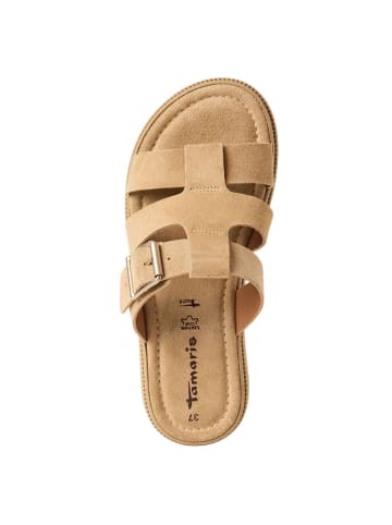 Tamaris Pantolette in BEIGE SUEDE