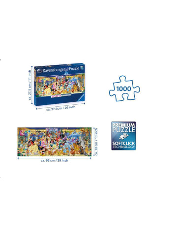 Ravensburger Puzzle 1.000 Teile Disney Gruppenfoto Ab 14 Jahre in bunt