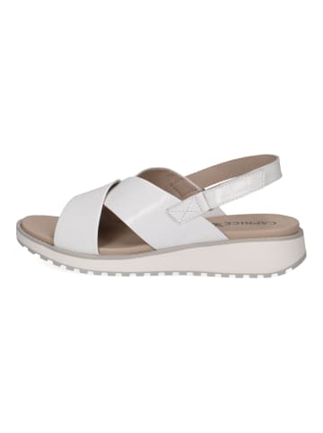 Caprice Sandalen Weiß Lack