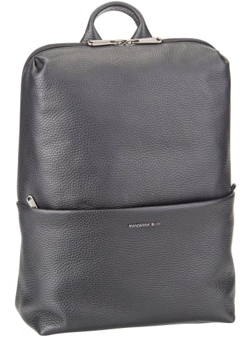 Mandarina Duck Rucksack / Backpack Mellow Leather Squared Backpack FZT38 in Nero