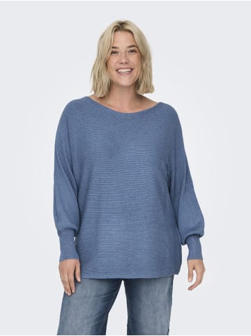 ONLY Carmakoma Strickpullover in Coronet Blue