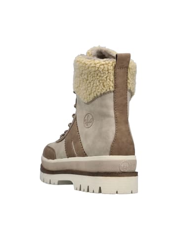 rieker Schnürboots in Beige