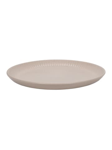 Siaki Collection Teller aus Steinzeug in Rosa, Ø 22 x (H) 2,1 cm