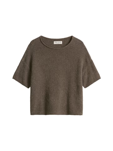 Marc O'Polo Kurzarm-Pullover oversize in Chalky Brown