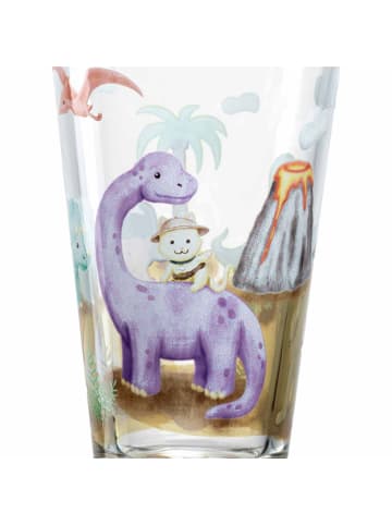 LEONARDO 2er Set Kinderbecher Bambini Avventura 215 ml & 300 ml in Dino