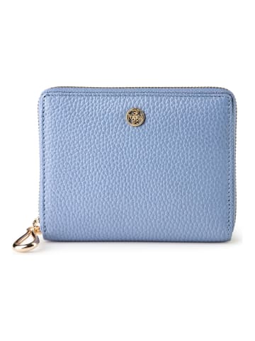 Esquire Alexandria Geldbörse RFID Schutz Leder 13 cm hellblau