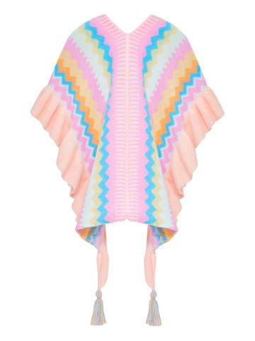 usha FESTIVAL Women Poncho in Rosa Mehrfarbig