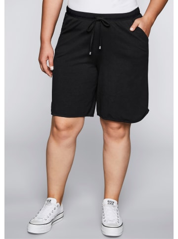 sheego Bermudas in schwarz
