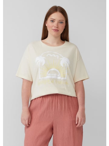 QS T-Shirt in 08D0_beige