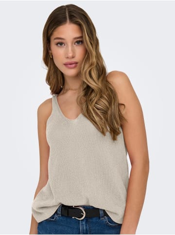 JDY Tanktop 'Shine Life' in Beige