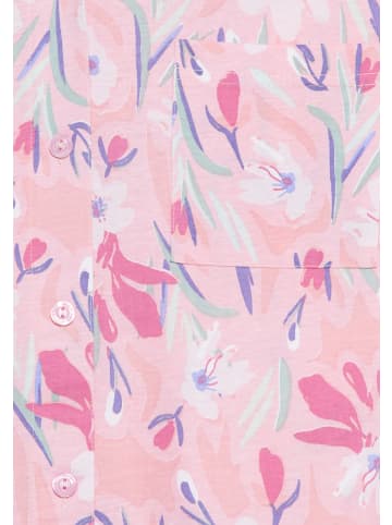 VIVANCE DREAMS Pyjamaoberteil in rosa geblümt