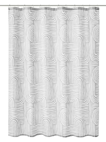 Kleine Wolke textiler Griff Duschvorhang Linja in Nebel