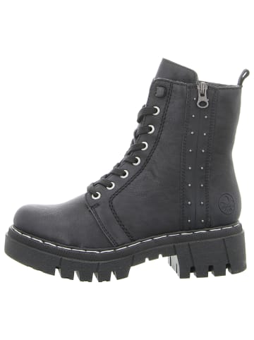 rieker Schnürstiefelette in schwarz