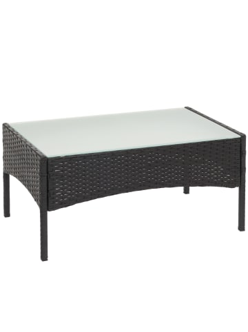 MCW Gartentisch Hamar, mit Glasplatte, Anthrazit