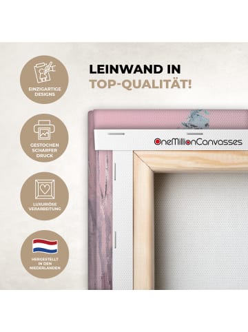 MuchoWow Leinwand Bilder Altrosa