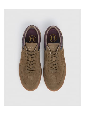 Hackett London Sneakers Beck in Braun
