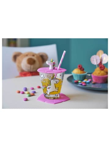 LEONARDO 6er Set Kinderbecher-Deckel Bambini in Bunt
