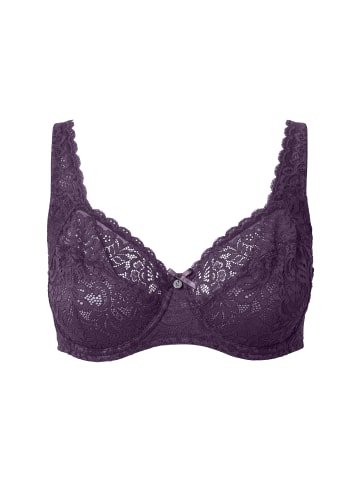 Ulla Popken Bügel-BH in aubergine