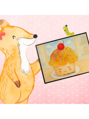 Mr. & Mrs. Panda tischauflage Cupcake Design ohne Spruch in Weiß