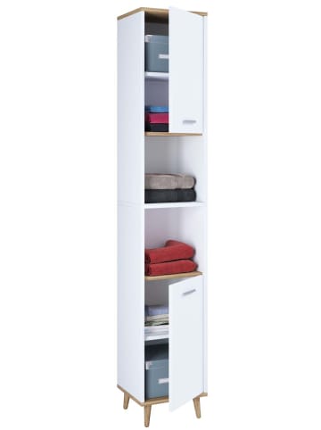 ebuy24 Hochschrank Landos Weiß 32 x 28 cm