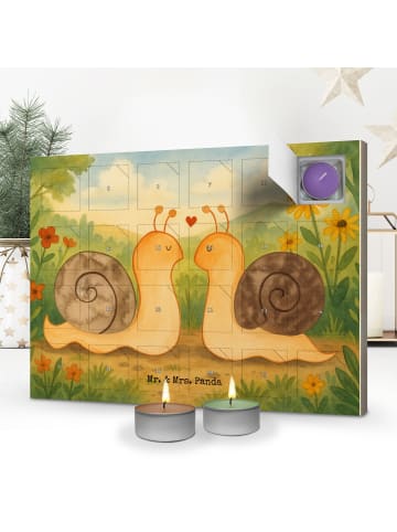 Mr. & Mrs. Panda Duftkerzen Adventskalender Schnecken Liebe Desi... in Weiß
