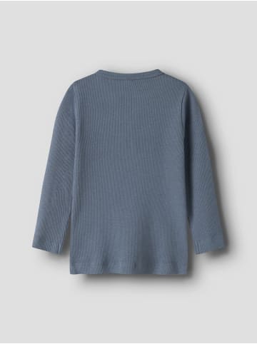 name it Langarmshirt in blue mirage