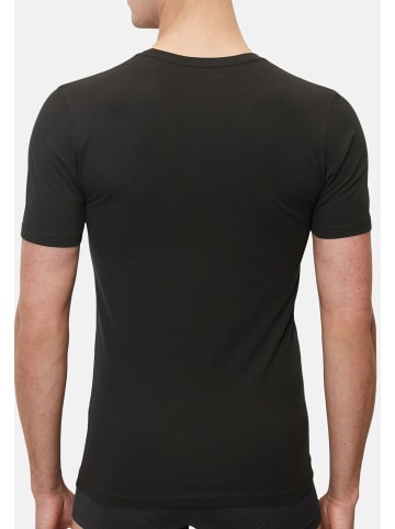 Marc O´Polo Bodywear Unterhemd / Shirt Langarm Essentials Organic Cotton in Schwarz