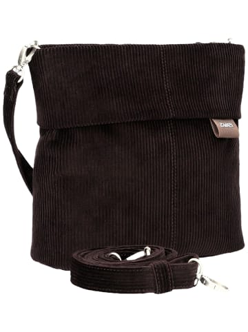 Zwei Beuteltasche Mademoiselle M8 in Cord-Espresso