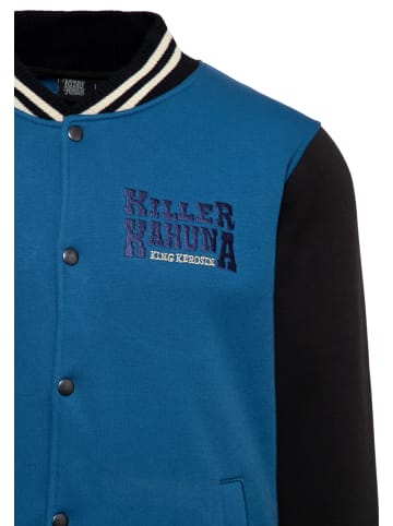 King Kerosin King Kerosin College Jacke Killer Kahuna in blau