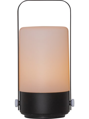 STAR Trading Batterie Tischleuchte Flame Lantern in Schwarz