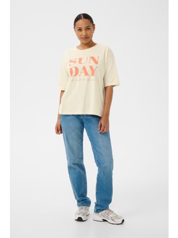 Kaffe T-shirt KAharries Oversize fit in Turtledove