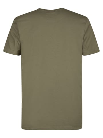 Petrol Industries T-Shirt mit Logo Windward in Grün