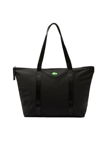 Lacoste Handtasche in Schwarz/Fluo