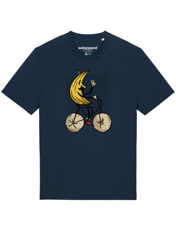 wat? Apparel T-Shirt Banana Rider in Dunkelblau