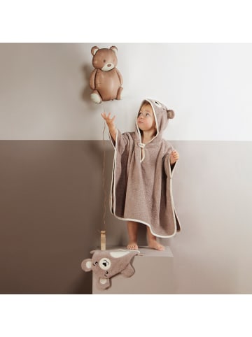 Erwin Müller Frottier Kinder-Poncho Bär 3D in beige