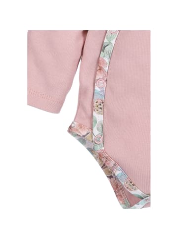 Nini Langarmbody Blume XT in rosa/pink