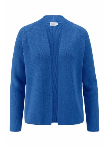 Hessnatur Hessnatur Strick Jacke Regular aus reiner Bio-Baumwolle in kobalt
