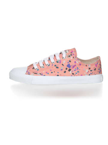 ethletic Sneaker Lo Fair Trainer White Cap in terrazzo rose | just white