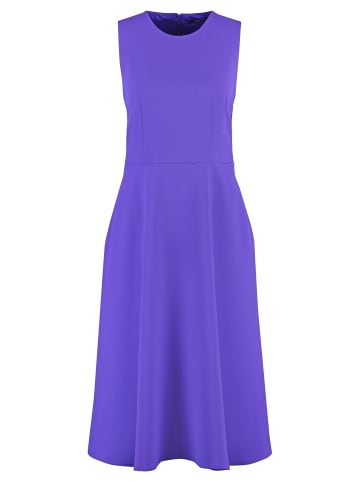 TAIFUN Kleid Langarm kurz in Purple Ink