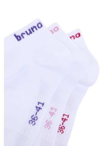 Bruno Banani Sneakersocken Delacruz in Weiß