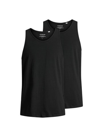 Jack & Jones Top JACBASIC 2er PACK in Schwarz