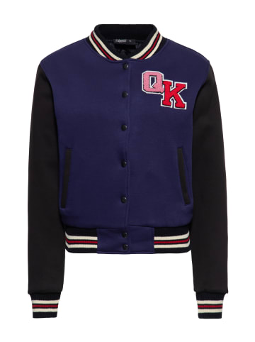 Queen Kerosin Queen Kerosin Collegejacke Vintage Chic in dunkelblau