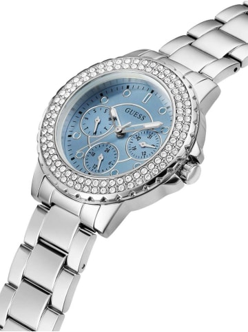 Guess Analoguhr für Damen in silber