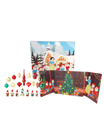 Krebs Glas Lauscha 24er-Set: Adventskalender in Bunt