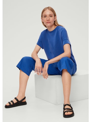 s.Oliver Sweatshirt in 5602_ozeanblau