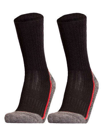 UphillSport Wander-Socken 'SAANA' 2er Pack in Black