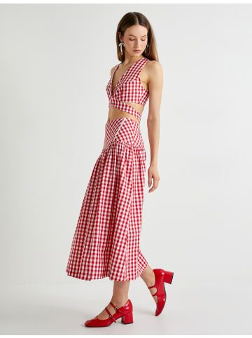 KOTON Rock in Rot Karomuster